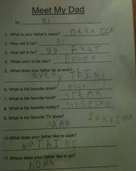 These Kids Test Answers Are The Best Test Answers Of All Time