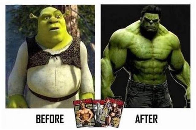 These Funny Before And After Pictures Prove Change Isn't Always Good