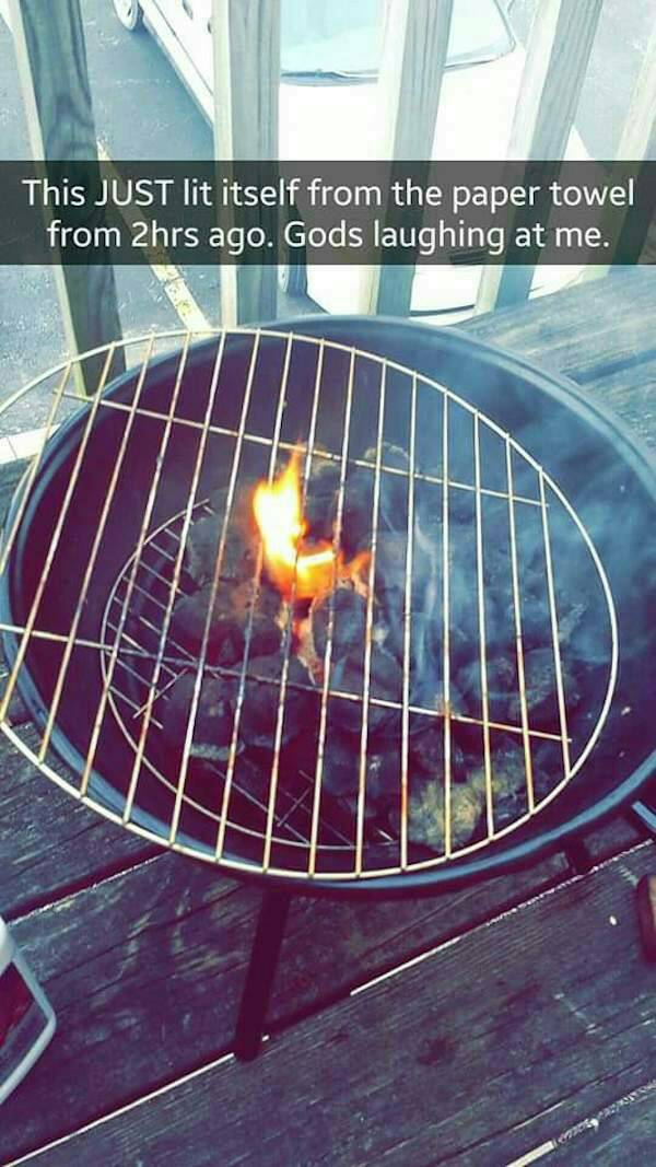 Let's All Laugh At This Girl's Snapchat Story Of Grilling Gone Wrong