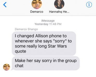 star wars autocorrect text prank, star wars quote prank, star wars quote funny, funny star wars quote, star was text, text star wars, star wars autcorrect, autocorrect star wars, changed text to star wars quote, sorry to star wars quote, funny texts, autocorrect prank, funny prank, funny pranks, best prank, best pranks, easy prank, easy pranks, funny group text, funny group texts, best autocorrect prank, funniest text ever, funniest texts, funniest prank ever, funniest pranks
