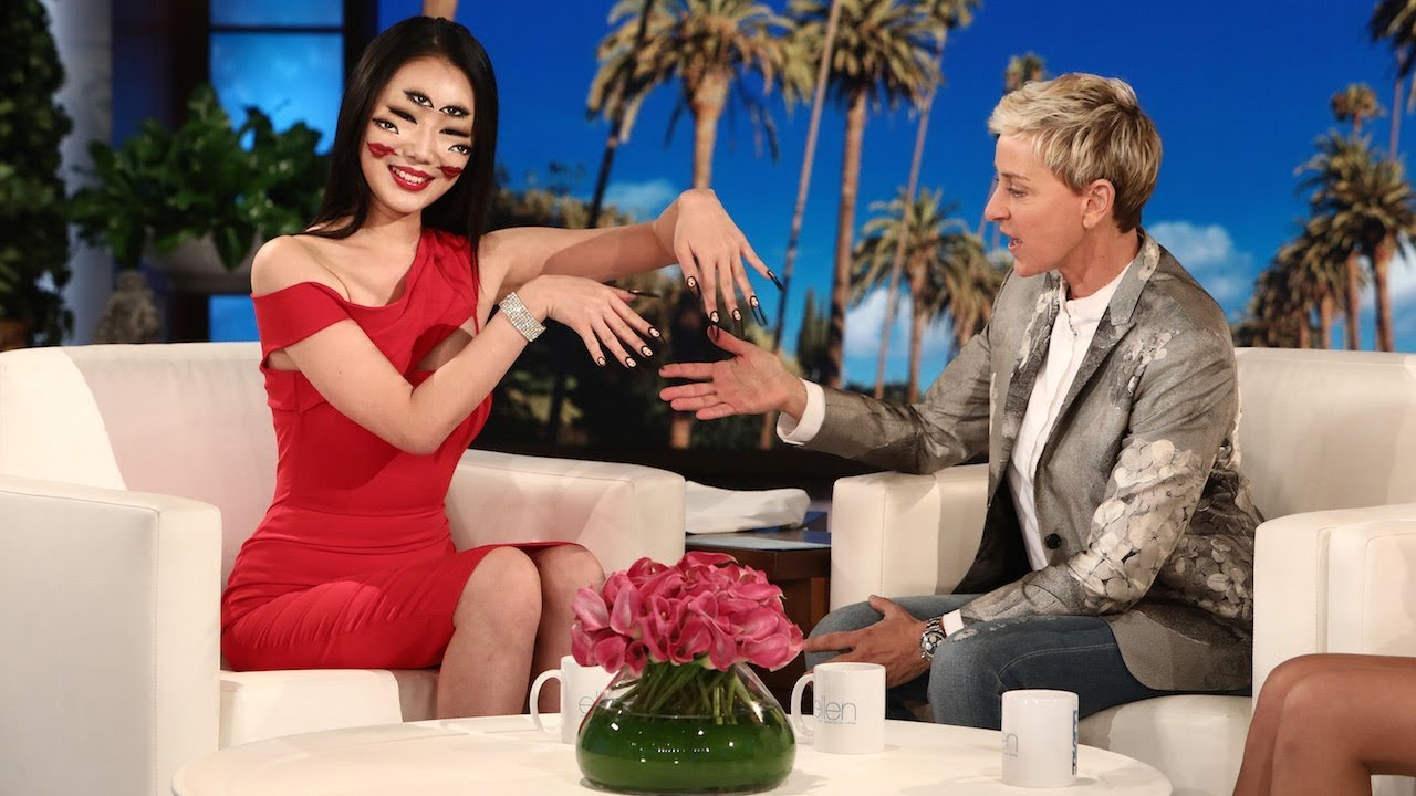 Ellen Meets Illusion Makeup Artist Dain Yoon