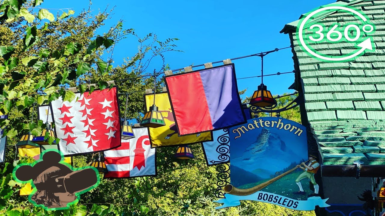 360º Ride on Matternhorn Bobsleds at Disneyland