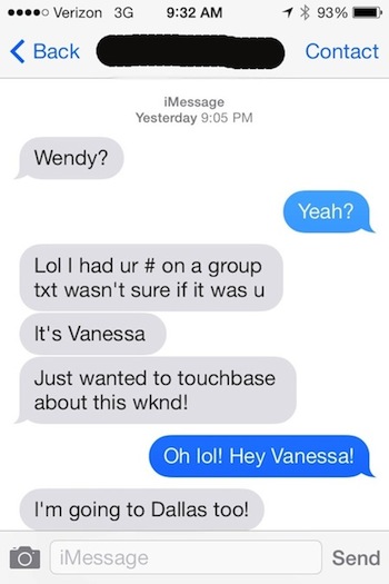 Right Text Wrong Number