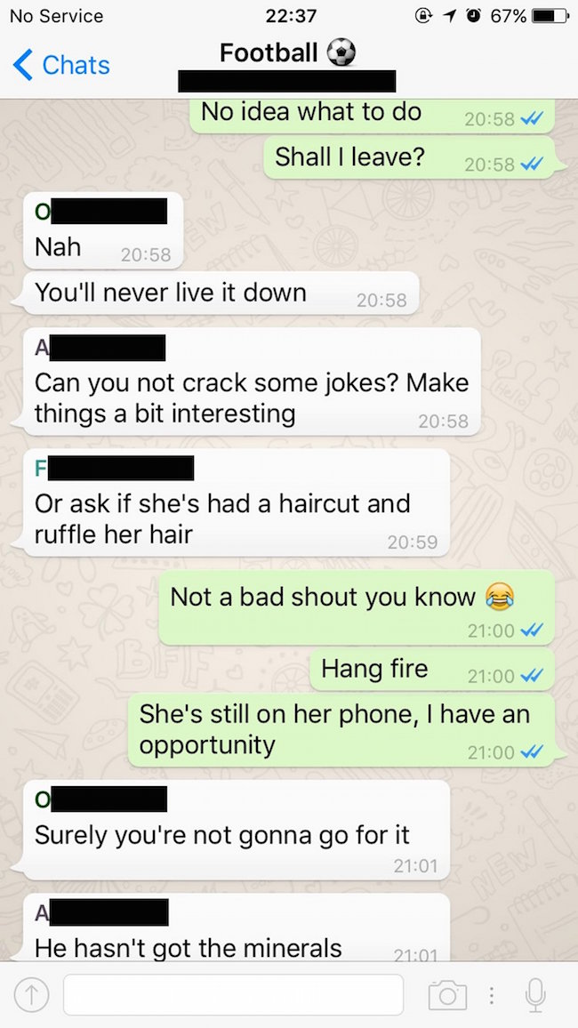 This Guy Gave His Buds Real Time Updates During An Incredibly Awkward Date