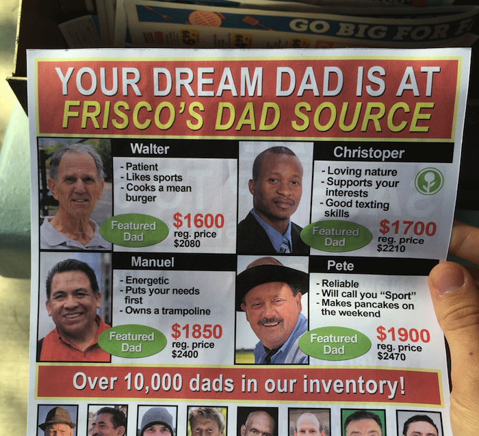 fake father's day sale flyer, fake flyer, funny flyer, funny flyers, father's day, father's day funny, fathers day, fathers day funny, obvious plant, obvious plant father's day, obvious plant fathers day