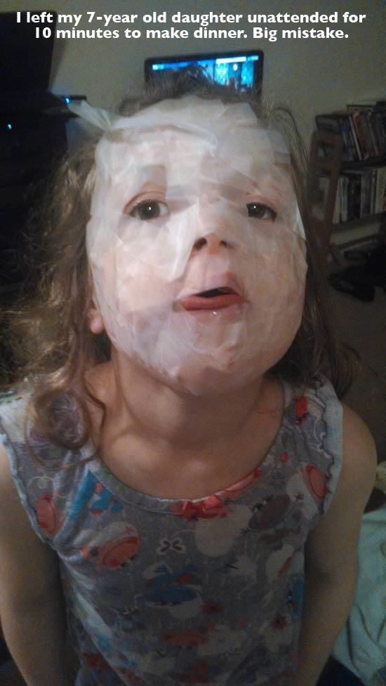 funny pics of weird kids kids are weird tape face