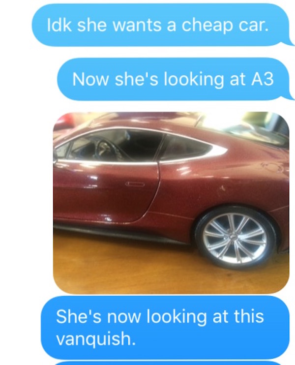 Guy Messes With His Brother While Car Shopping With Their Sister