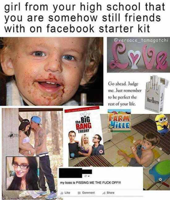 girl from high school you are still somehow friends with starter kit, funny girl you are still friends with from high school starter pack meme, girl you are somehow still friends with from high school starter pack meme