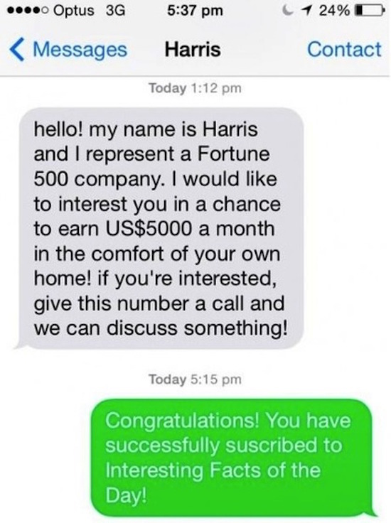 spam text prank copy and paste