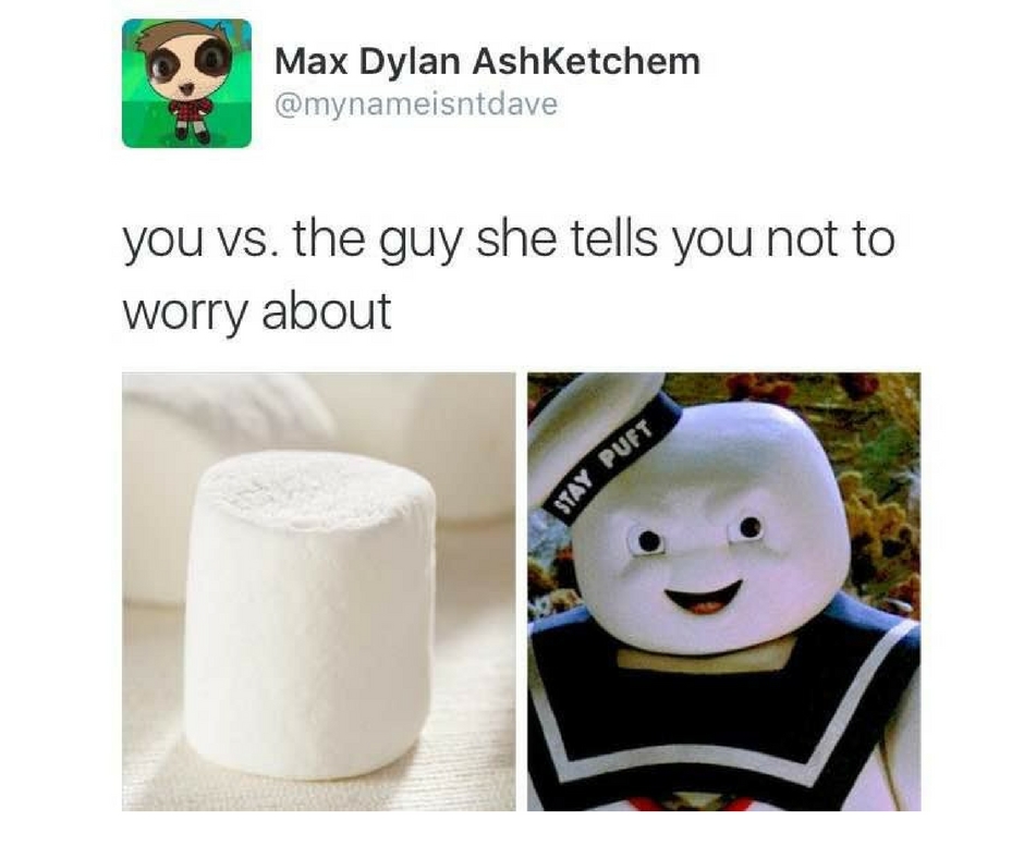 you vs the guy, you vs the guy she tells you not to worry about, funniest tweets, funny tweets, best tweets, top tweets, tweets, tweet, top tweet, best tweet, funny tweet, funniest tweet, dad tweets, dad tweet, father tweets, fathers tweets, parenting tweets, tweets about parenting, tweets about parenthood, tweets about kids, kid tweets, joke formats, twitter jokes