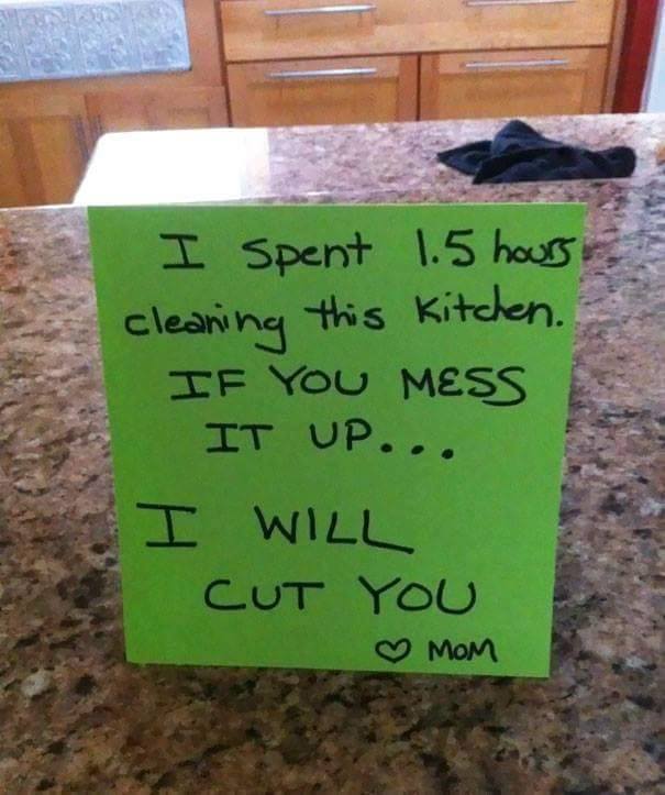 Funny Notes From Parents Will Make You Feel Right At Home