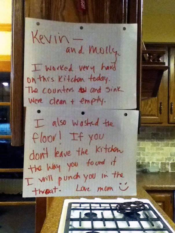 Funny Notes From Parents Will Make You Feel Right At Home