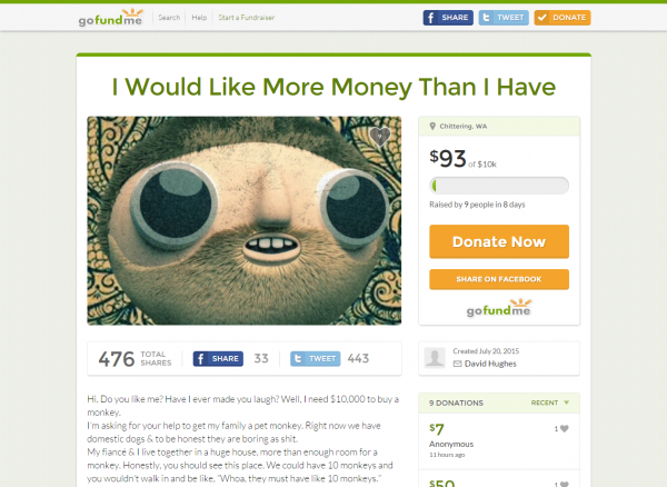 The Worst Gofundme Accounts Might Actually Be The Best Gofundme Accounts