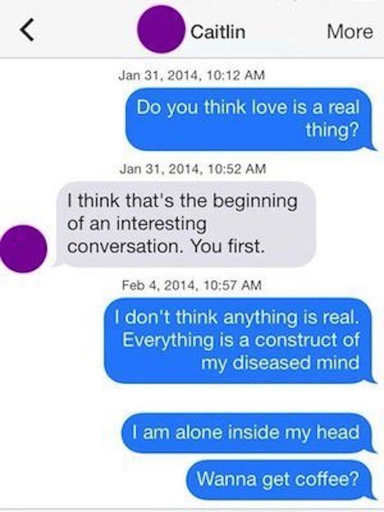 start up tinder conversations