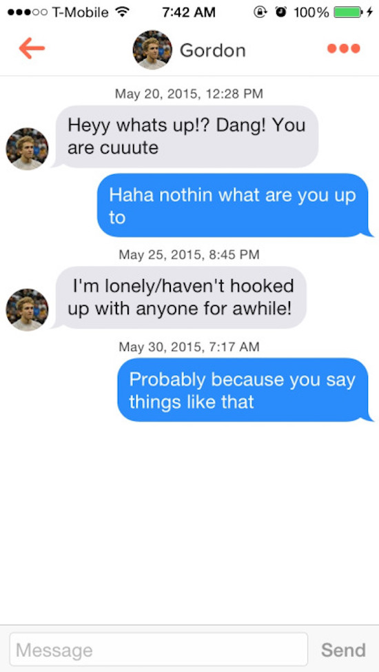 tinder conversations starter