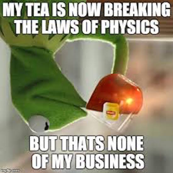 kermit none of my business meme origin