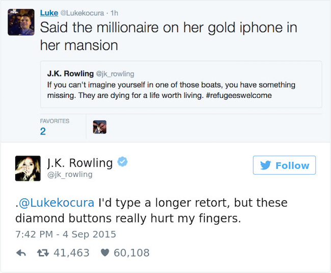 Image result for JK Rowling on Twitter