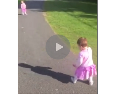 A Little Kid Afraid Of Its Own Shadow Will Never Not Be Funny