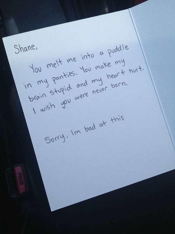 funny love notes