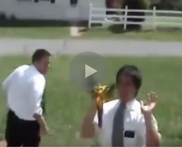 funny video of parrot attacking mormon missionaries