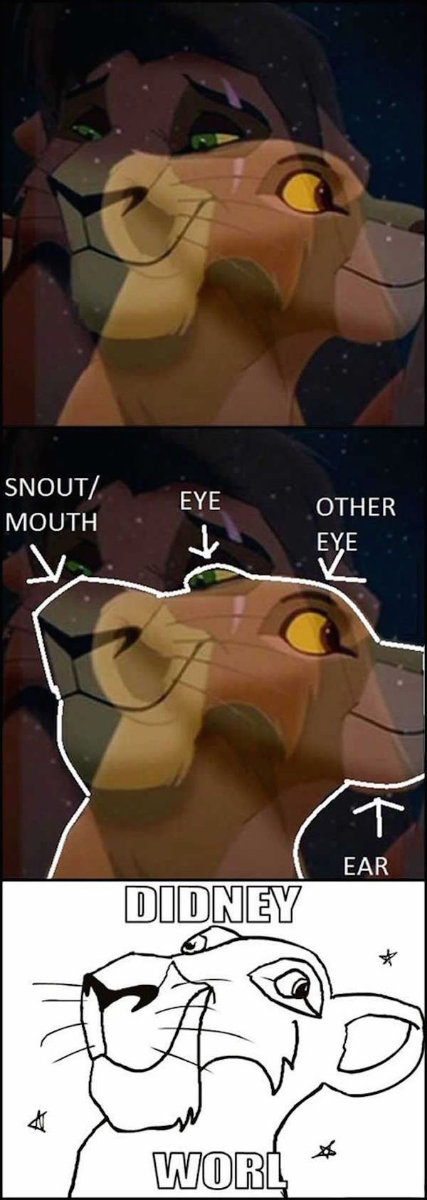 funny pic of the lion king can't unsee didney worl