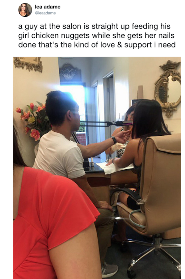 guy feeding his girl chicken nuggets at nail salon, nail salon tweet, chicken nuggets nail salon tweet, best funny pictures, funny pics, funny photos, funny pictures, funny vids, the best funny pictures, really funny photos, funny photos of animals, funny photos 2016, funny photos 2017, funny photos 2018, funny photos 2019, funny pics 2016, funny pics 2017, funny pics 2018, funny pics 2019, funny pictures 2016, funny pictures 2017, funny pictures 2018, funny pictures 2019, funniest pics 2016, funniest pics 2017, funniest pics 2018, funniest pics 2019, funniest pictures 2016, funniest pictures 2017, funniest pictures 2018, funniest pictures 2019, funniest photos 2016, funniest photos 2017, funniest photos 2018, funniest photos 2019, where to find funny pictures, funny pictures which made everyone laugh, where funny pictures, where to download funny pictures, where to find funny pictures with captions, where to get funny pictures for instagram, where to find funny pictures to share, where to find funny pictures to share on facebook, where to see funny pictures, funny pictures for instagram, funny pictures for facebook, funny pictures for memes, funny pictures for wallpaper, funny pictures for him, funny pictures for her, funny pictures for friends, funny pictures for snapchat, funny pictures like uberhumor, funny pictures like 9gag, funny pictures like facebook, funny pictures like, funny pictures like ifunny, funny stuff like pictures, funny pictures to text, funny pictures to photoshop, funny pictures to send, funny pictures to caption, funny pictures to post, funny pictures to make someone feel better, funny pictures to put on facebook, funny pictures to make you laugh, funny pictures to make you smile, funny pictures to brighten your day, funny pictures to brighten someone's day, funny pictures with words, funny pictures with no words, funny pictures without captions, funny pictures with jokes, funny pictures with dogs, funny pictures with cats, funny pictures without words, funny pictures without text, where can I find funny photos, best photos ever, best photo ever,