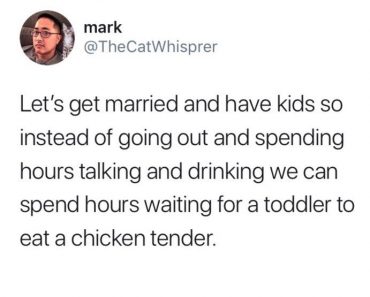 marriage jokes, married life, toddler chicken tender, funniest tweets, funny tweets, best tweets, top tweets, tweets, tweet, top tweet, best tweet, funny tweet, funniest tweet, hilarious tweets, very funny tweets