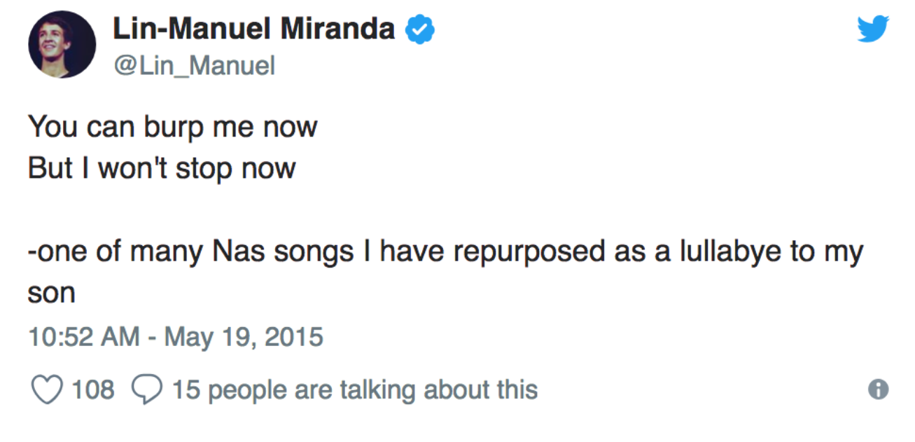 Lin manuel miranda online best tweets