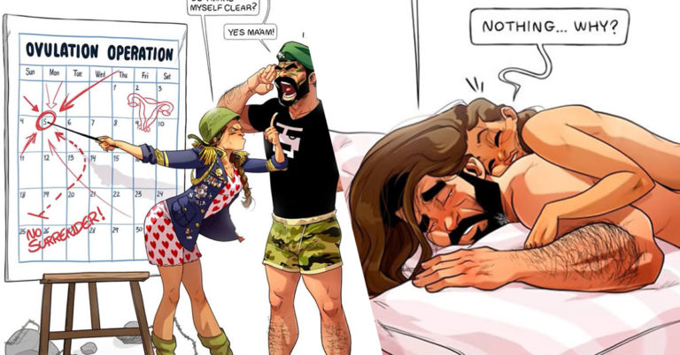 Artist Who Draws Everyday Life With His Wife Announces They’re Pregnant With 8 Hilarious New Comics