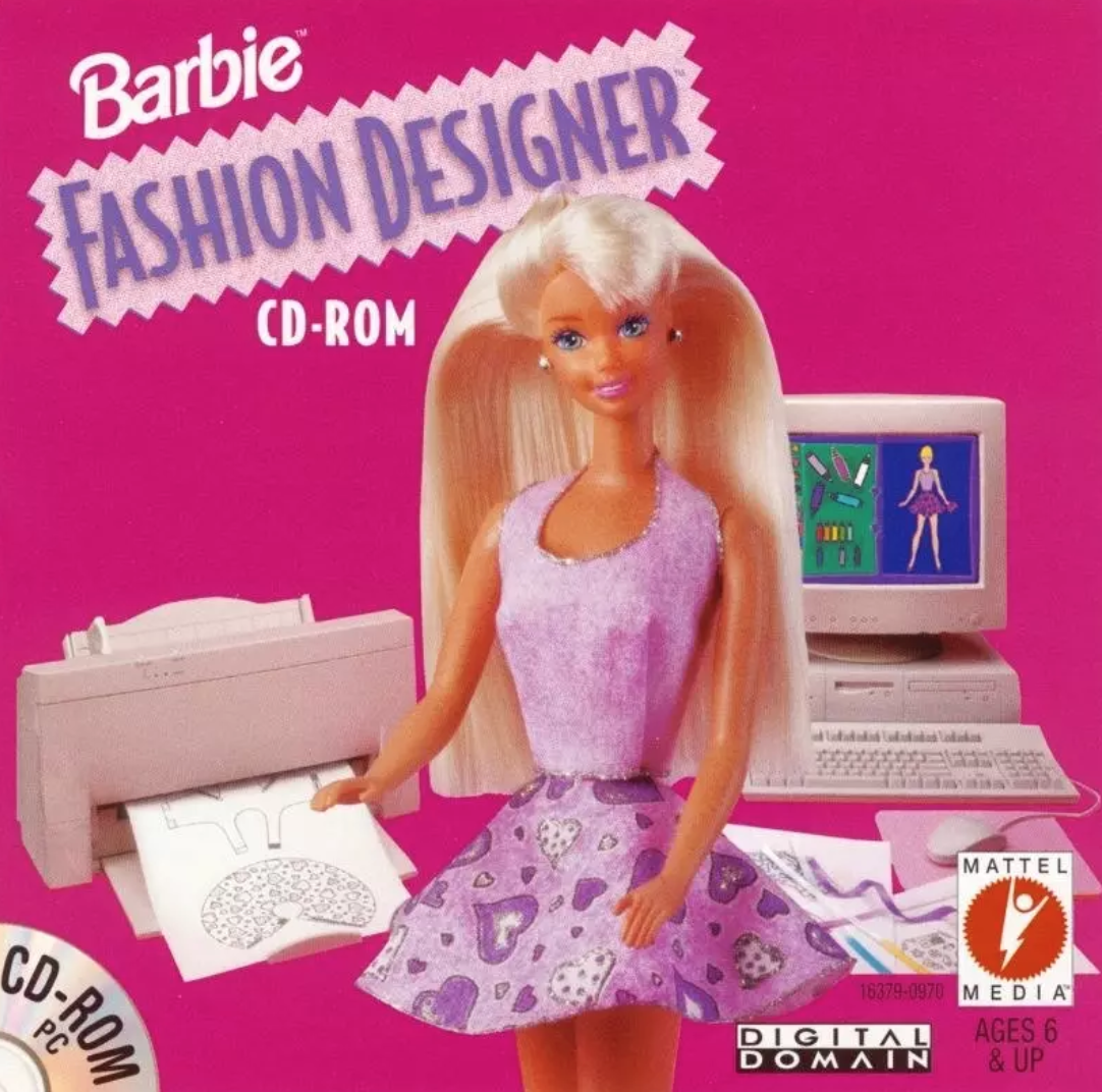 barbie, barbie fashion designer, barbie CD-rom, barbie computer game, barbie desktop game, ken, barbie girl, old, millennial, throwback, photos, millennial photos, photos make millennials feel ancient, photos of 90s, 90s photos, 90s throwback, 90s nostalgia, 90s, 90s kid, i'm old, old af, old pictures, nostalgia, wow i'm old, old school, throw it back, pics, pictures