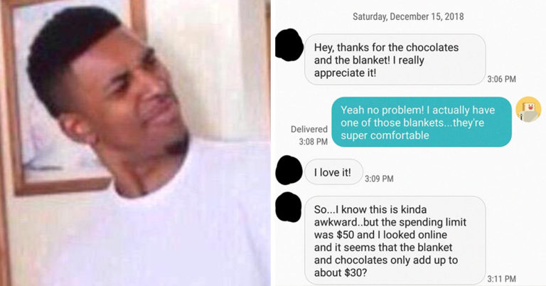 Woman Finds Out Her Co-Worker’s Secret Santa Gift Is Under The $50 Limit And Has The Balls To Ask For More
