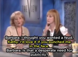 Celebrities, celebrity, celebrity shade, celebrities shade each other, celebrity fights, celeb clapbacks, celebs fighting, celebrity feuds, celebrities fight in person, celebrities shade each other in person, which celebs hate each other, which celebrities are fighting, best celeb fights, worst celeb feuds, celebs roasting each other, celebrity roasts, Mariah Carey, Nikki Minaj, Alicia Keys, Kelly Clarkson, The Voice, Chelsea Handler, Andy Richter, Conan, Nicole Kidman, Andy Cohen, Anderson Cooper, Jerry Seinfeld, Larry King, Michael Jordan, Charles Barkley, Oprah, Barbara Walters, Kardashians, Kathy Griffin, Naomi Campbell, Tyra Banks, Cher, David Letterman, Charlamagne, Chanel West Coast, Kenya Moore, Michael Rapaport, Watch What Happen Live, Nicki Minaj and Miley Cyrus, Miley Cyrus, Giada De Laurentiis, Megyn, Hoda, Chelsea Handler, Piers Morgan, Rihanna, Helena Bonham Carter, Met Gala, 50 cent and Oprah, Justin Bieber, Orlando Bloom, 