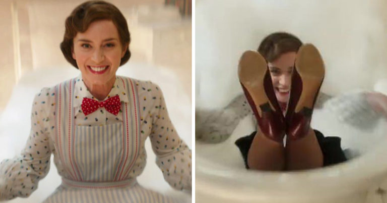 Producers Have Explained The Bathtub Scene In ‘Mary Poppins Returns’ And It Left Everyone Shook