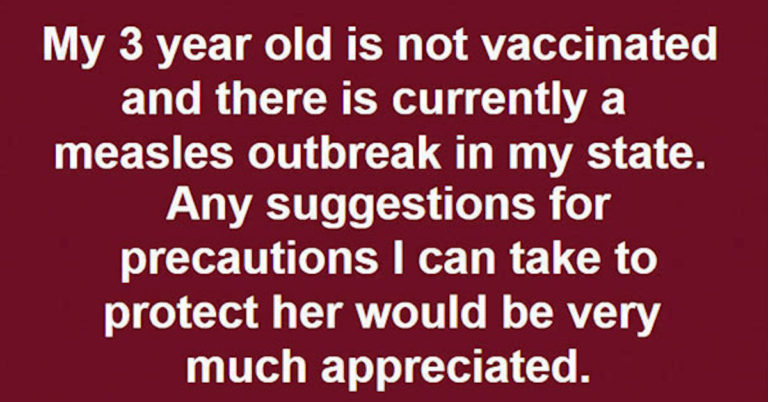 Anti-Vaxxer Asks For Measles Protection Advice And The Internet Delivers
