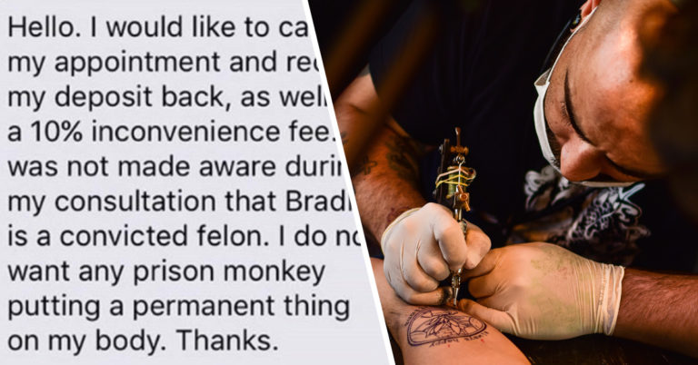 Customer Demands Refund From Tattoo Shop Employing Former Felon, Gets Decimated Instead