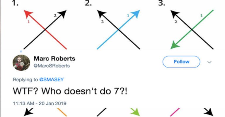 People On Twitter Are Feuding Over The Right Way To Draw An ‘X’