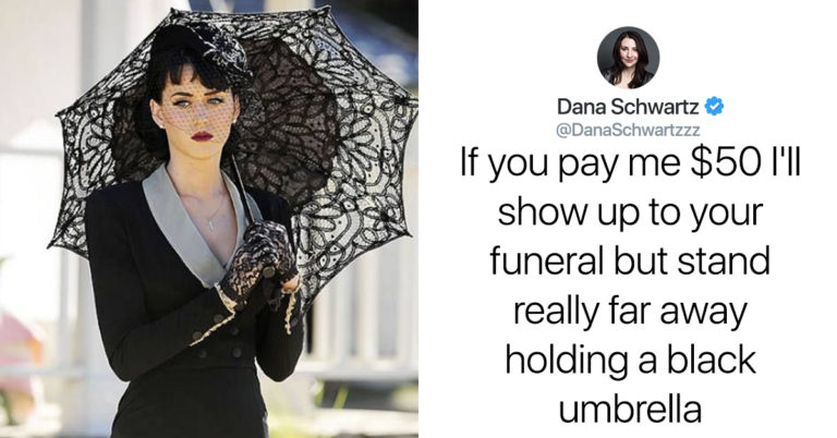 Woman Hilariously Offers To Show Up To People’s Funerals For $50 And Actually Cashes In