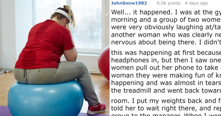 Woman Sees Another Woman Being Filmed And Bullied At The Gym And Reacts In The Best Way Possible