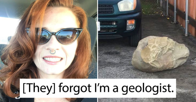 Badass Geologist Gets Sweet Revenge On The Neighbors Who Blocked Her Car With A Boulder