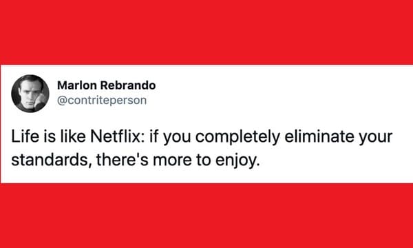 netflix jokes, netflix tweets, funny netflix tweets