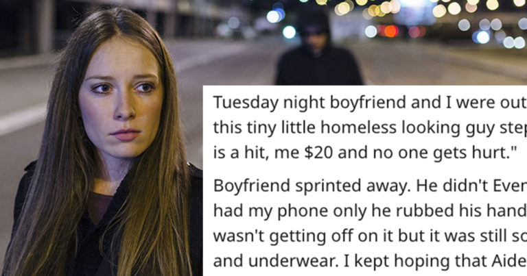 People Are Roasting The Hell Out Of This Guy Who Left His Girlfriend Behind During A Mugging