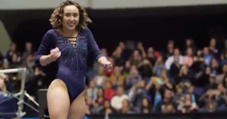 This Gymnast’s Routine Went Viral And Honestly, 10 Isn’t A High Enough Score