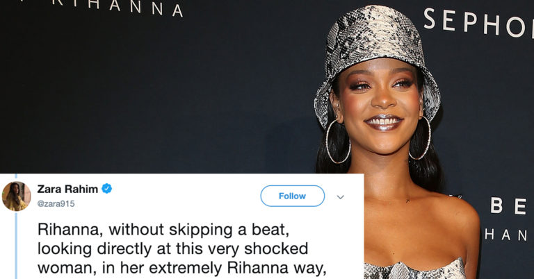 This Story About Rihanna Using A Crowded Public Restroom Just Turned Winter Into Spring