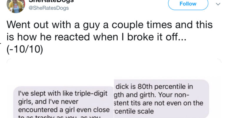 The Most Desperate, Trashy, And Gross Ex Texts Get Rated By This Viral Twitter Account