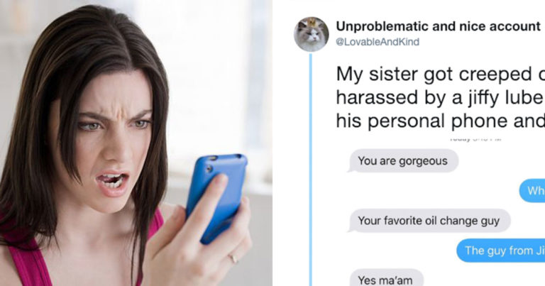 Woman Gets Harassed By Jiffy Lube Employee And Absolutely Destroys Him