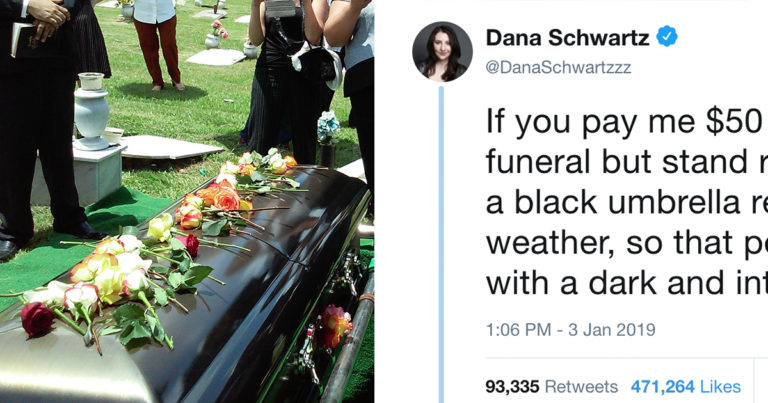 Woman’s Viral Offer To Randomly Show Up At People’s Funerals Scores Some Hilarious Responses