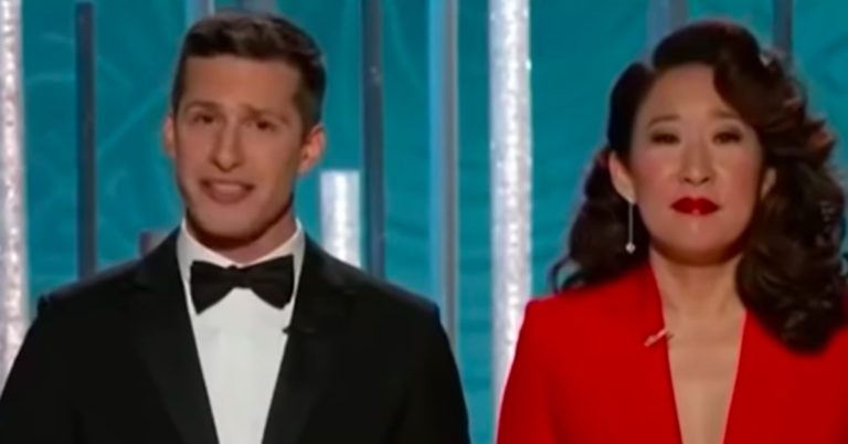 You Might Have Missed Andy Samberg’s Best Joke At The Golden Globes