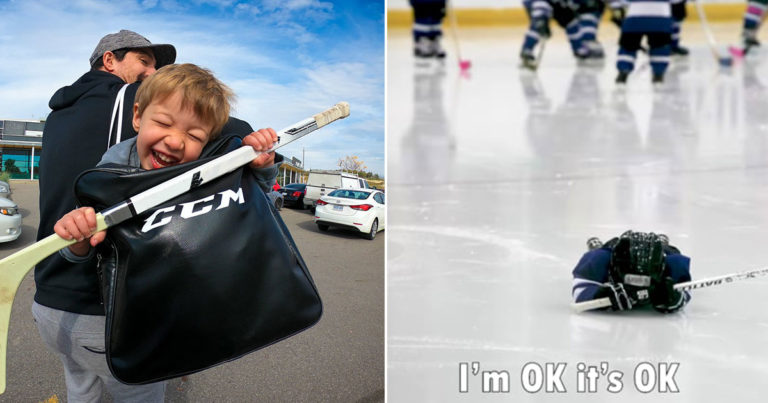 Canadian Dad Mic’d His Son Up For Hockey Practice And Got The Most Hilarious Commentary