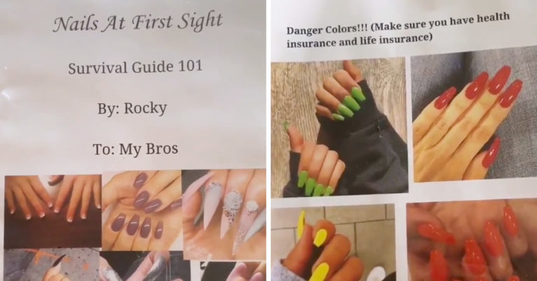 Guy Creates A Hilarious Guide To Navigating Women Based On Their Nails And It’s Way Too Real