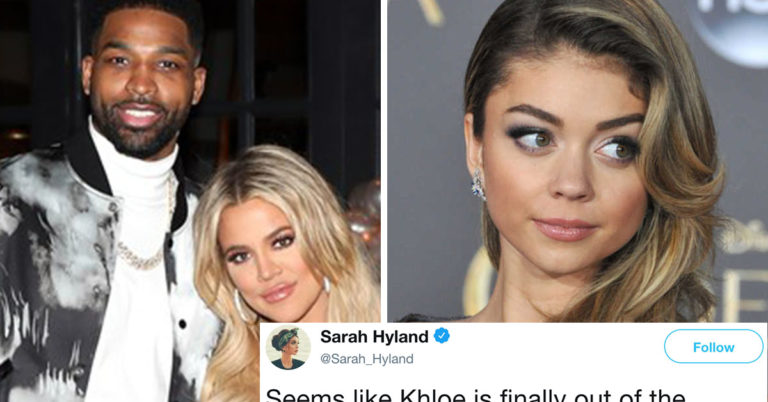 Sarah Hyland Is Being Dragged For Her ‘Insensitive Joke’ About The Khloé-Tristan-Jordyn Scandal